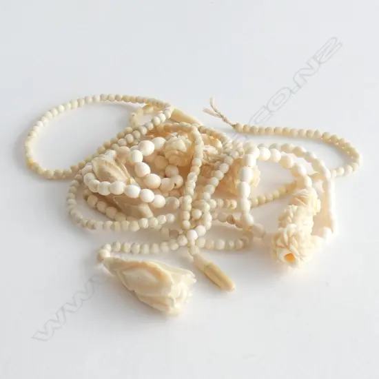 2 BONE SATOIR NECKLACES