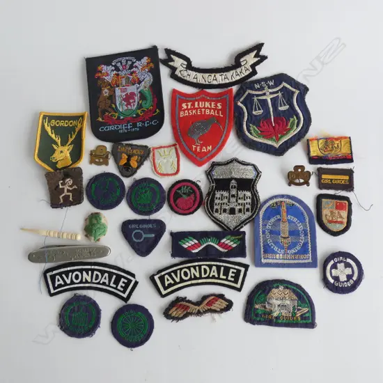 BAG OF ASST. PATCHES ETC