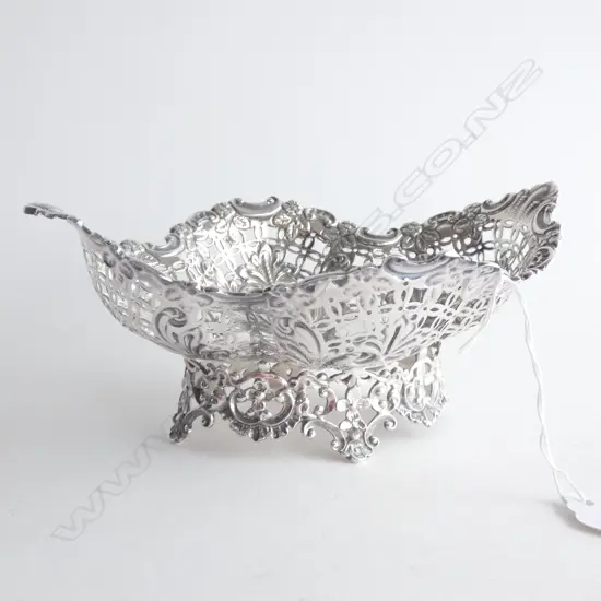 STG SILVER PIERCED BOWL, SHEFFIELD 1898 150 GRAMS