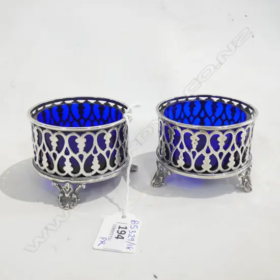 PR STG SILVER SALTS, SHEFFIELD 1846 120 GRAMS 75mm dia