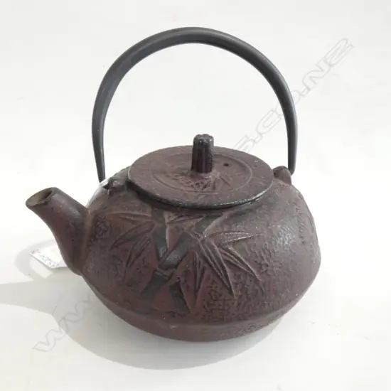 ORIENTAL CAST IRON TEAPOT L 160MM