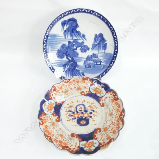 2 JAPANESE CHARGERS; IMARI AF & B/W 310MM DIA