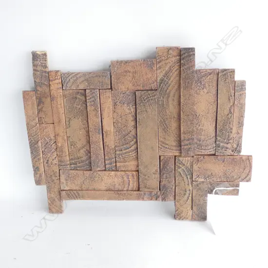 KEITH BLIGHT NZ STUDIO TILED WALL SCULPTURE 375 X 300mm