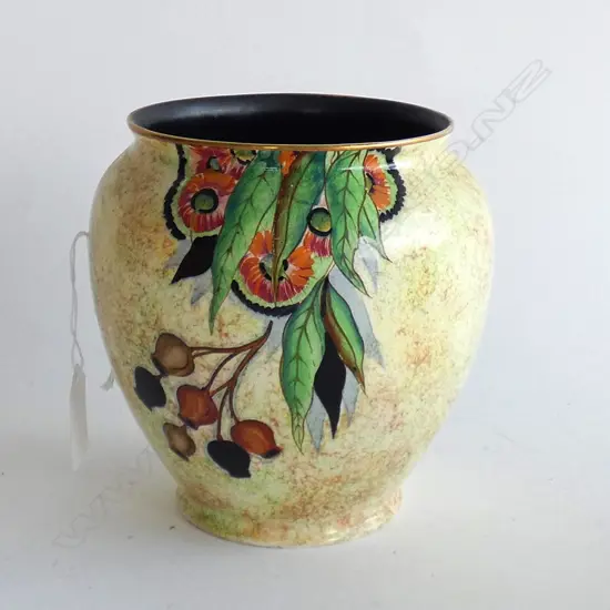 CARLTON WARE 'GUM FLOWER' VASE H.140mm