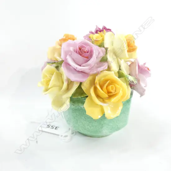 "OLD ROYAL" FLORAL ORNAMENT & ENGLISH 'IMARI' TEAPOT