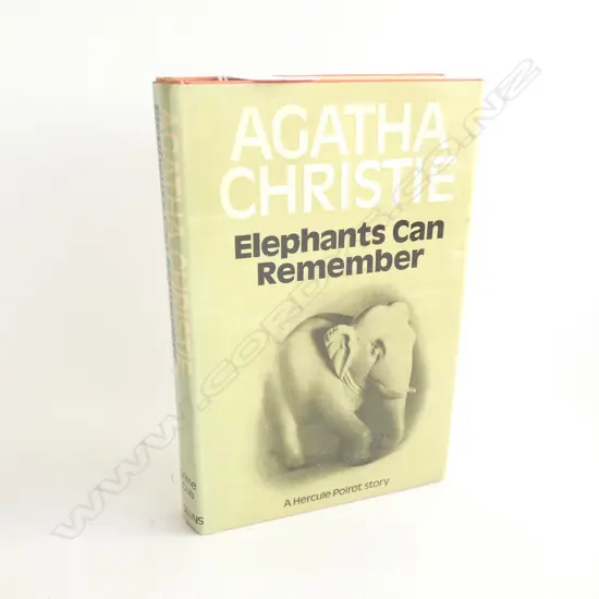 FIRST EDITION 1972 AGATHA CHRISITE 'ELEPHANTS CAN REMEMBER' 
