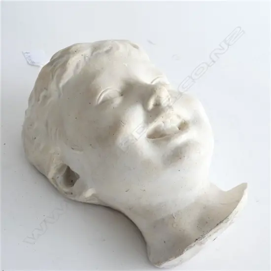 MONA MALCOLM PLASTER HEAD OF PUCK H.230mm