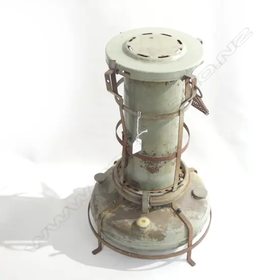 OLD ENAMEL KEROSENE HEATER AF