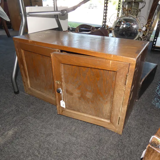 OLD JAPANESE 2 DOOR CHEST