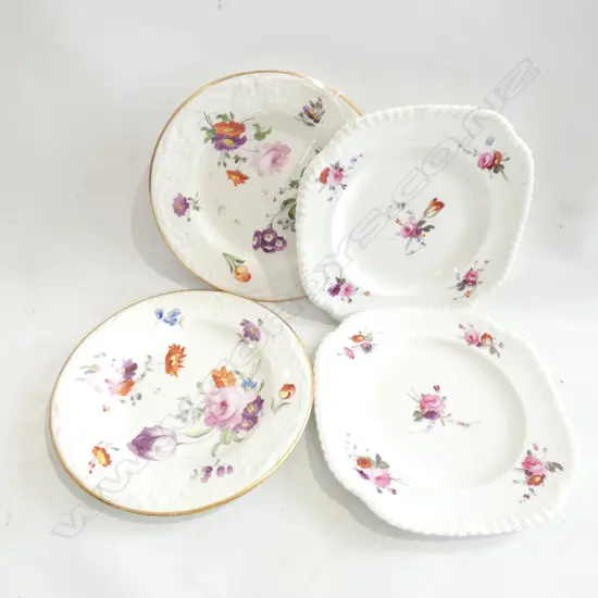 4 19thC PLATES 210mm dia