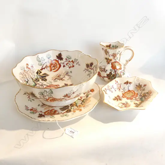 4 MASONS IRONSTONE GOLDEN AZALEA PATTERN