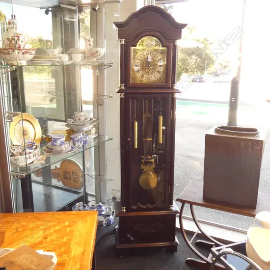 GRANDFATHER CLOCK 'TEMPUS FUGIT' H.1850mm