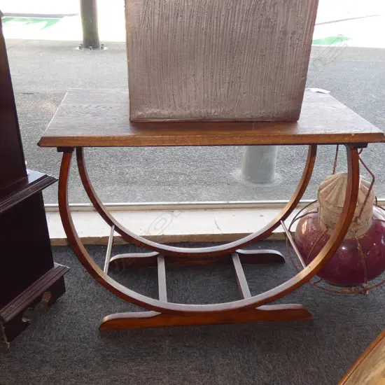 OAK DECO TABLE W.680mm