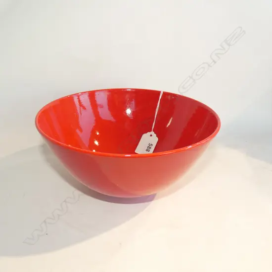 RED JOHN PARKER BOWL 195mm dia