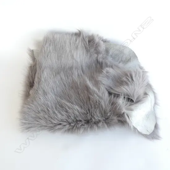 GREY HIMALAYAN GOAT RUG  APPROX 750 X 1000MM