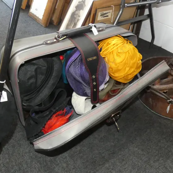 SUITCASE FULL OF LADIES HATS