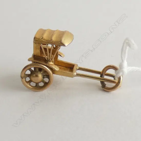 14CT YG RICKSHAW PENDANT 5 GRAMS