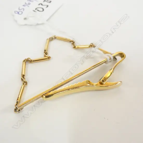 18 CT GOLD TIE SLIDE 9.33 GRAMS