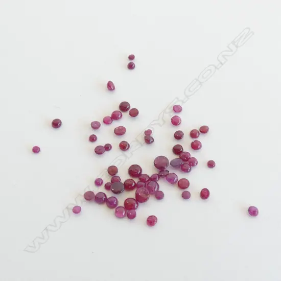 10CT RUBY CABOCHONS - ROUND 