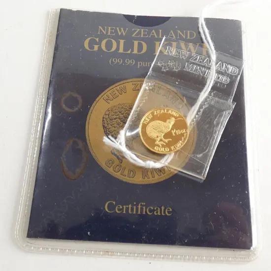 .999 FINE GOLD 1/10oz GOLD KIWI 3.12gms