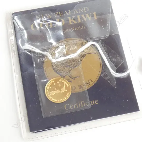 .999 FINE GOLD 1/10oz GOLD KIWI 3.12gms