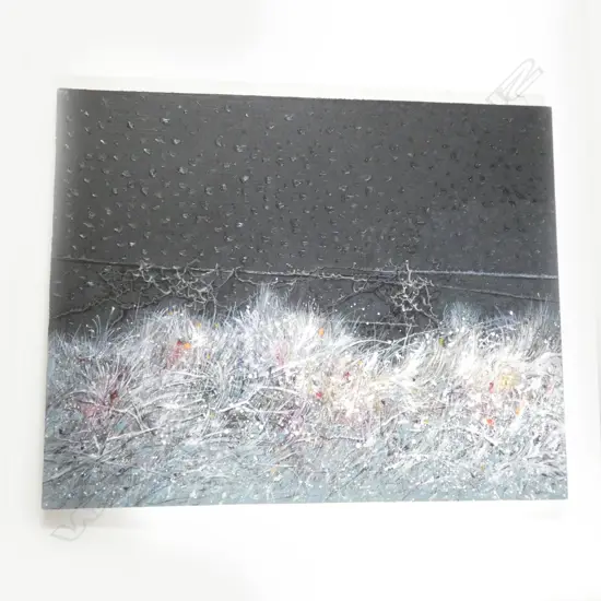 CHINESE ARTIST OIL ON CANVAS BY QIU HAOYUN 'HEAVEN AND EARTH NO.1'