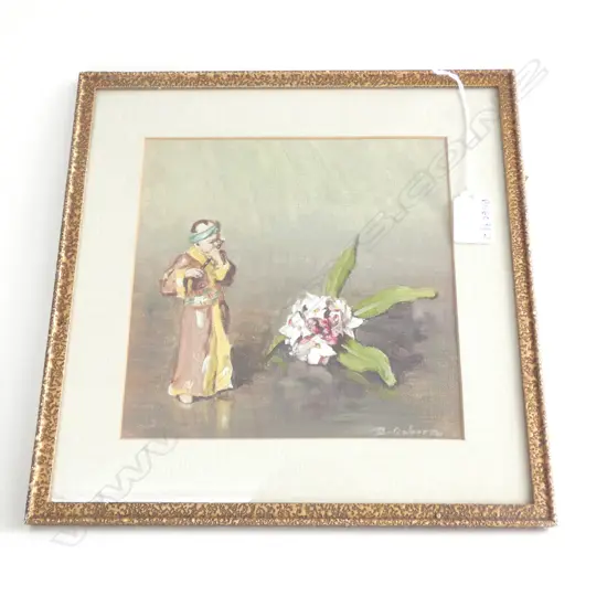 FANNY OSBORNE (1852 – 1934) STILL LIFE OIL 195x195mm 