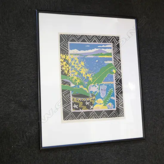 PAMELA WOLFE 'VIEW FROM THE STUDIO' ARTISTS PROOF 550x415mm