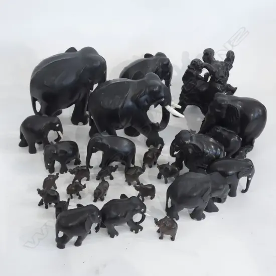 COLLECTION ASST. EBONY ELEPHANTS