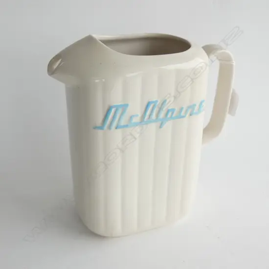 CROWN LYNN 'MCALPINE' JUG HAIRLINE TO HANDLE H.220mm