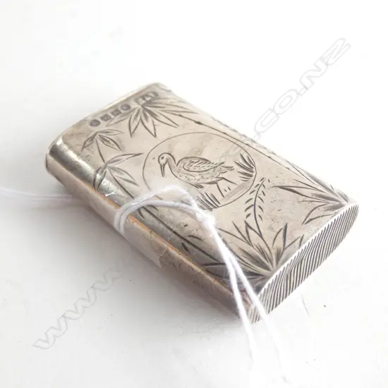 VICT SILVER VESTA CHINOISERIE DECORATION B.1882