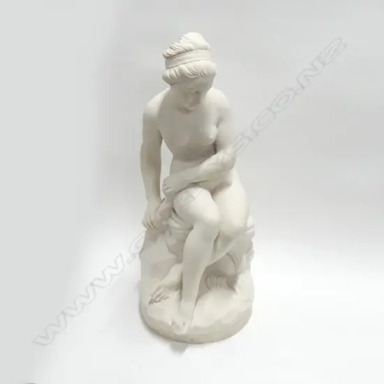LORENCO DAL TORRIONE CLASSICAL NUDE FIGURE SCULPTURE H. 620MM