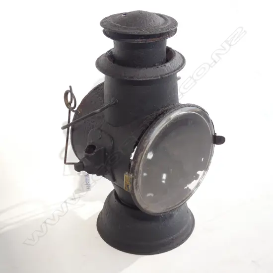 BLACK RAILWAY LANTERN H.280mm AF