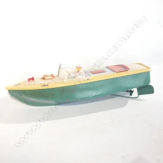 ARNOLD TIN PLATE SPEED BOAT L.300mm