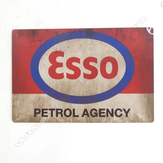 REPRO ESSO TIN SIGN 200 X 300mm