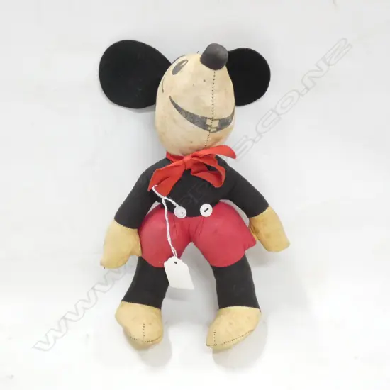 VINTAGE MICKEY MOUSE SOFT TOY H.260mm