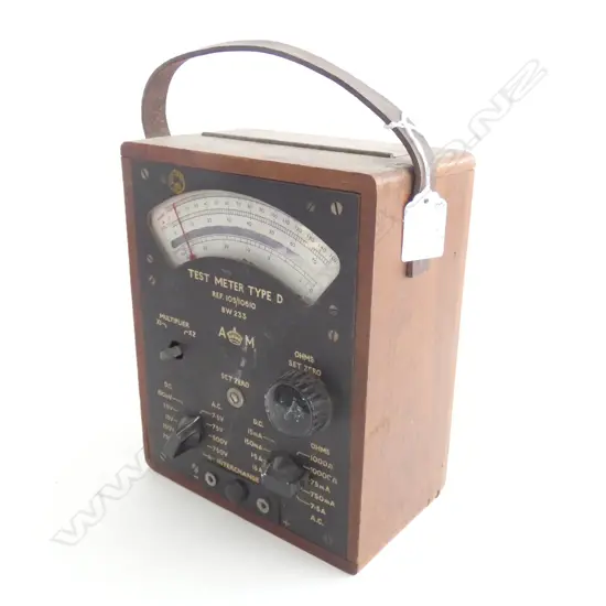 VINTAGE UNIVERSAL MULTIMETER H.230mm