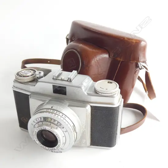 VINTAGE AGFA SILETTE COMPUR RAPID CAMERA IN LEATHER CASE