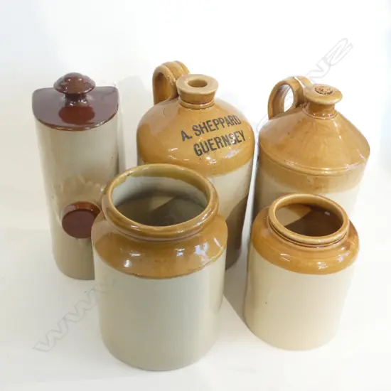 5 ASST. CROCKS / BED WARMERS ETC