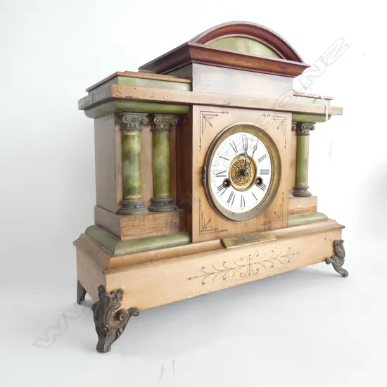 EDWARDIAN PRESENTATION MANTEL CLOCK