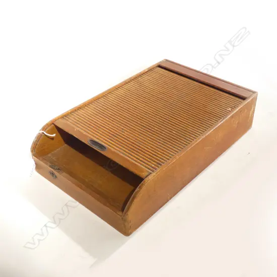 VINTAGE WOODEN DESKTOP TAMBOR L.420mm