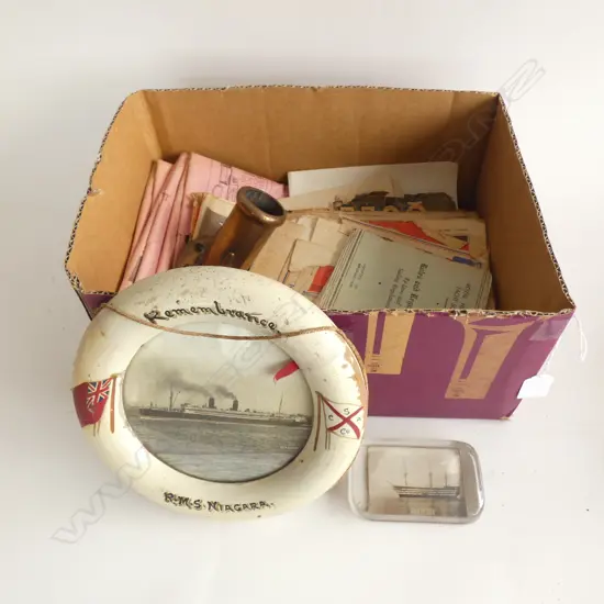 BOX LOT SHIPPING INTEREST ETC