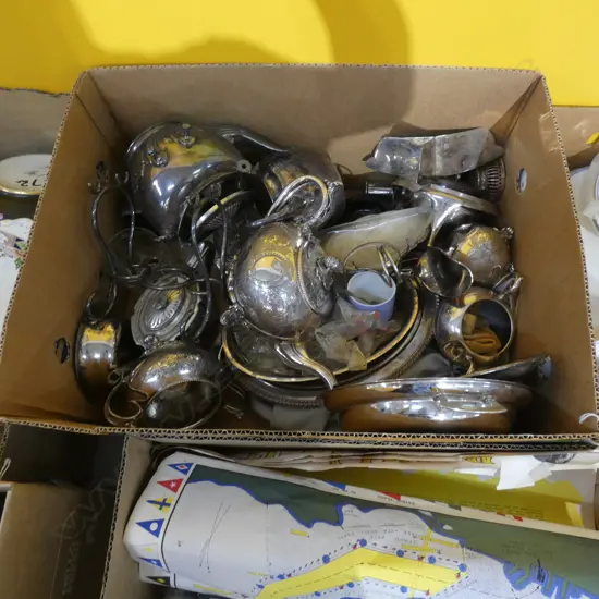 BOX LOT ASST. EPNS ETC