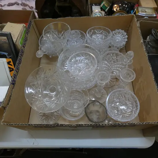 BOX LOT ASST. CRYSTAL