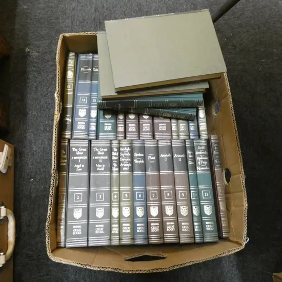 BOX LOT BRITTANICA - WORLD PHILOSOPHERS