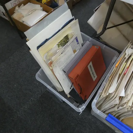 BOX ASST. JAPANESE WOOD BLOCK PRINTS, 2 FOLIOS ETC