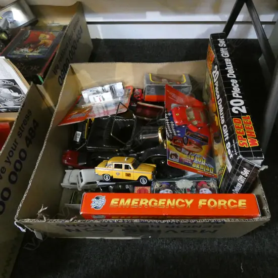 BOX LOT ASST. MODEL CARS