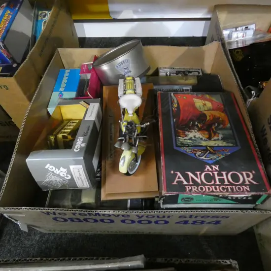 BOX LOT ASST. MODEL CARS