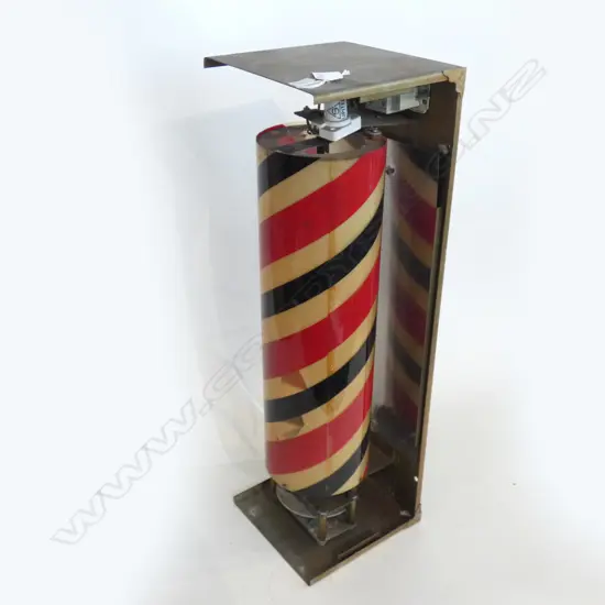 VINTAGE BARBERS REVOLVING ELECTRIC SIGN AF H.580mm