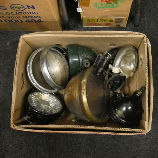 ASST VINTAGE CAR HEADLIGHTS